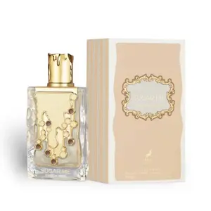 Lattafa Sugar Me Dulce de Leche Unisex Gourmand Fragrance EDP Spray, 100ml-3.4 fl oz Single Item for Evenings