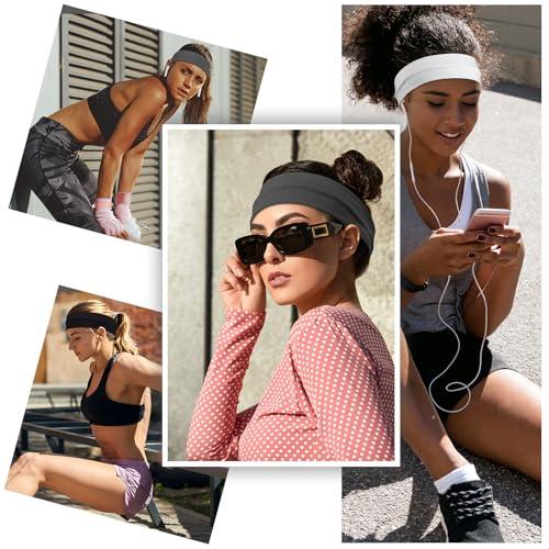 16pcs non-slip cotton headbands—soft, breathable & stylish. Perfect for workouts, yoga & daily wear. Stays in place & offers great value
