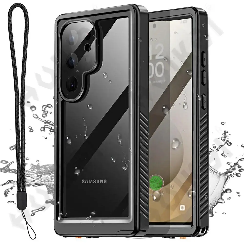 HAY IP68 Shellbox Waterproof Case For Samsung Galaxy S26 S25 S24 S23 Ultra A57 A37 A56 A36 5G Aluminum Swimming Phone Luxury Cover