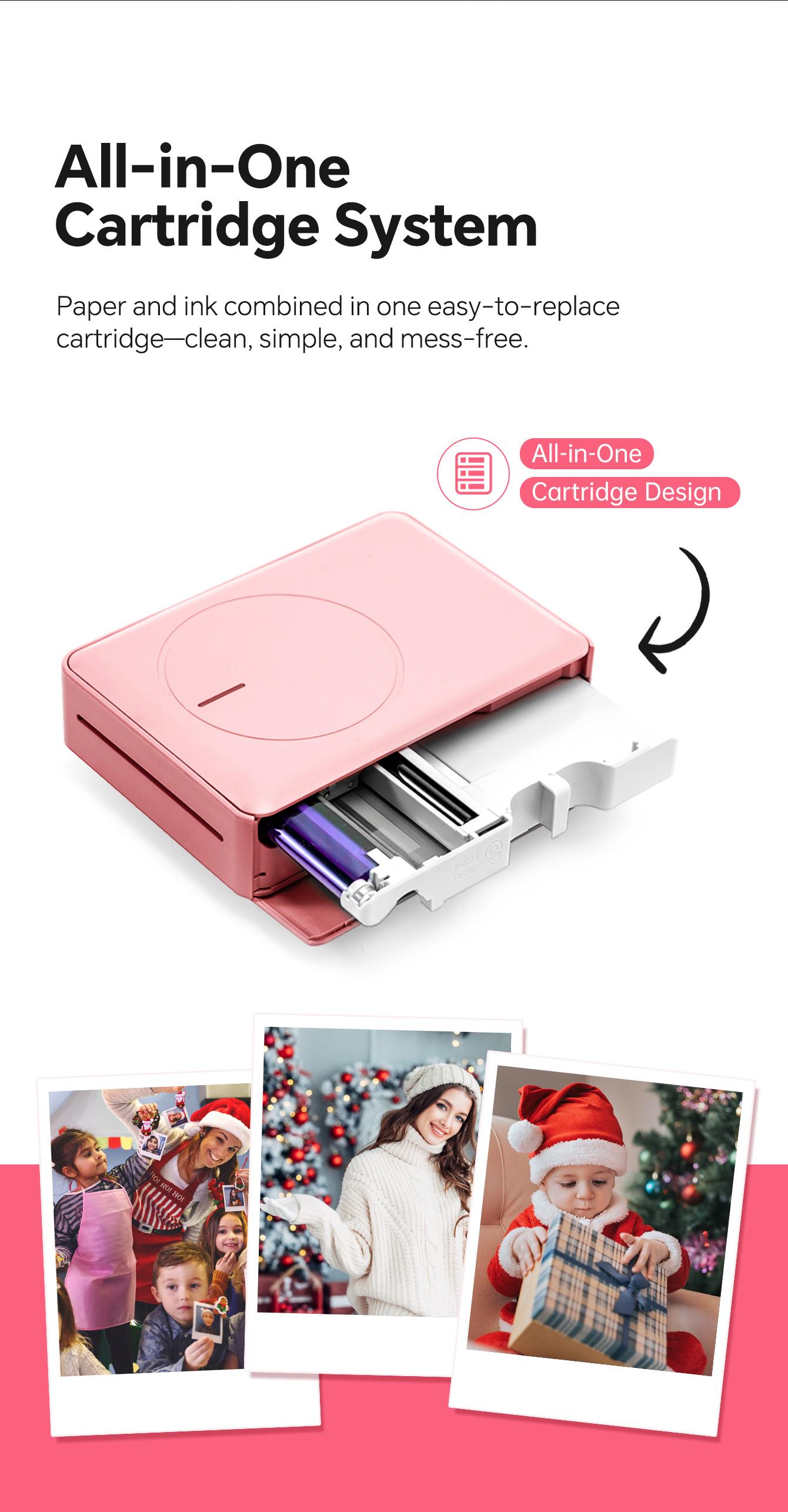 Hanin Instant Camera & Mini Photo Printer 2x3, Portable Pocket Photo Printer for iPhone & Android, Easy Instant Photo Printing for Travel, Friends & Everyday Memories#SummerSale