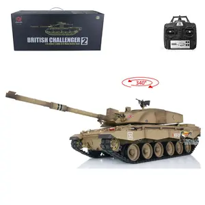 2.4G Henglong 1/16 Scale 7.0 Plastic Ver Challenger II RTR RC Tank Model 3908