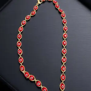 Elegant Gold-Plated Bracelet with Delicate Eyes- Perfect for Everyday Wear and Special Occasions! Size 7/8”