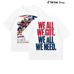 2 Sided We All We Got We All We Need Football Shirt, Gameday Motivation Tee, Vintage Football Graphic, Sports Fan Shirt