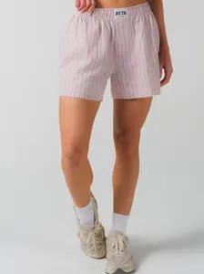 ACTA Boxer Short - Relaxed Lightweight Breathable Woven Fabric Elastic Waistband Front Pockets Button Detailing for Everyday Comfort