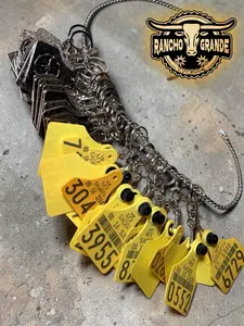 Western Keychain / Llavero est. Vaquero