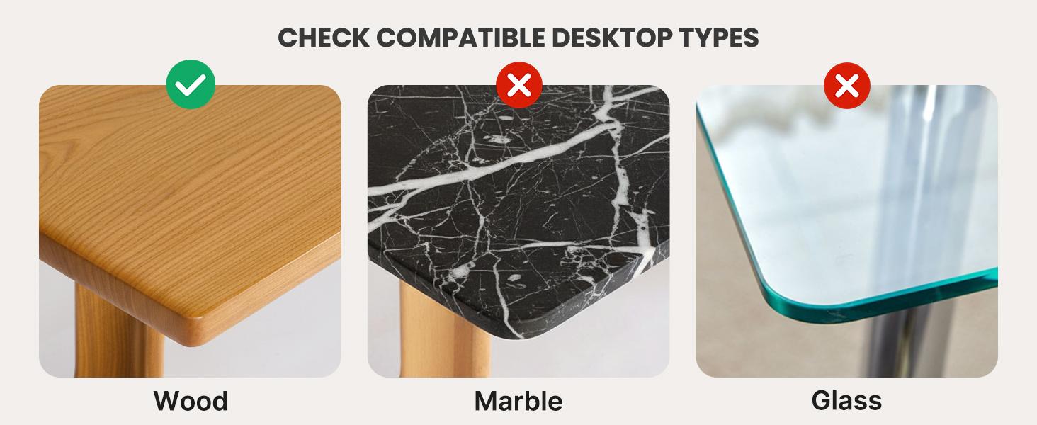 HUANUO Supports 13-32″ screens, up to 19.8 lbs per arm. Features built-in C-clamp, enhanced stability, and upgraded cable management. VESA 75x75mm/100x100mm compatible. Black finish.