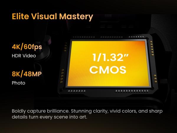 SKYROVER X1 Drone with Camera 4K for Adults, Up to 8K Photo, 50,000ft Transmission, Under 249g, 360 Obstacle Avoidance.