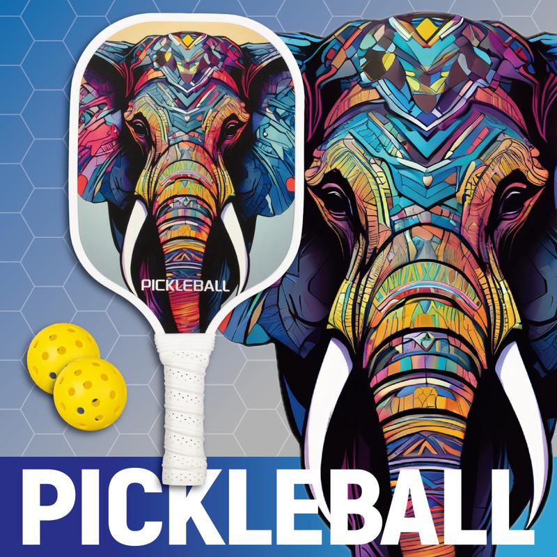Pickleball Paddles Set Fiberglass Face PP Honeycomb Core Lightweight Durable Outdoor Sport