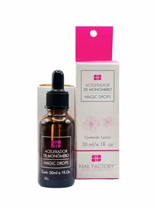 Nail Factory Monomer Enhancer Fastener Accelerator Liquid 30ml Magic Drops for Enhanced Nail Care