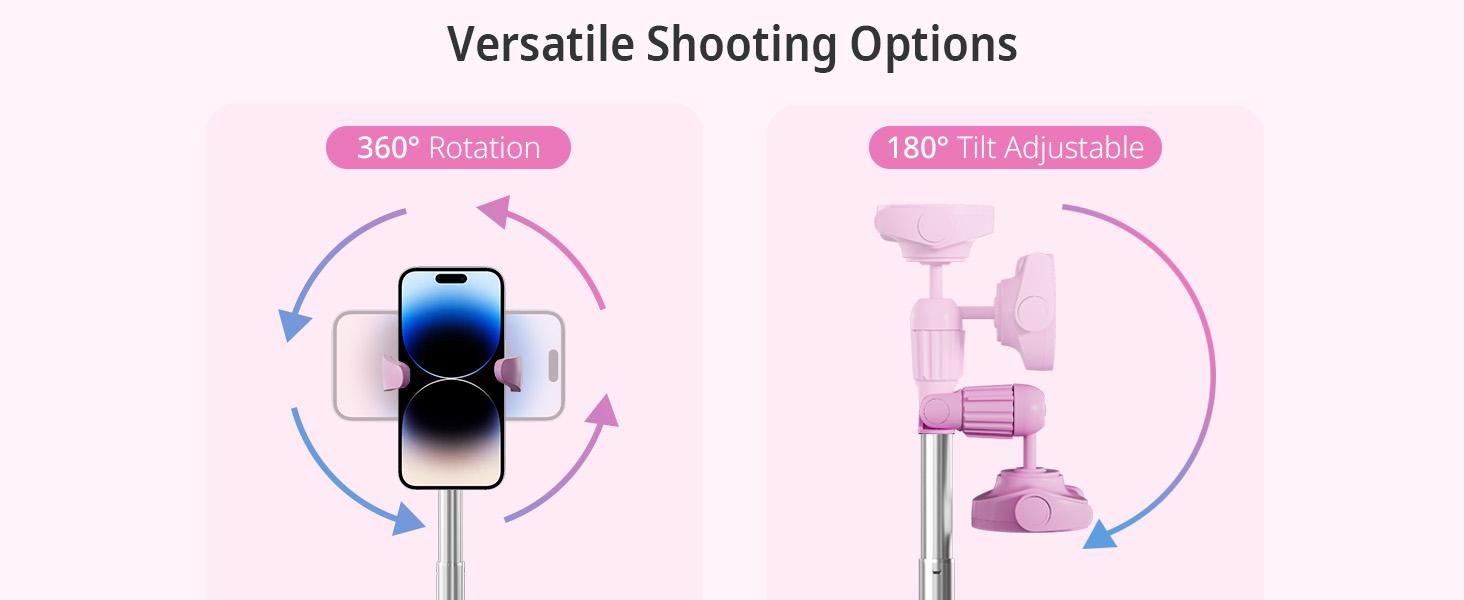 UBeesize 62'' Magnetic Tripod for iPhone with Remote, Extendable MagSafe Phone Stand & Selfie Stick, Aluminum Portable Bluetooth Smartphone Tripod for iPhone & Android