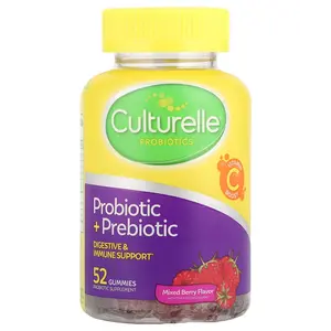 Culturelle Probiotic + Prebiotic Gummies, Mixed Berry, 52 Gummies
