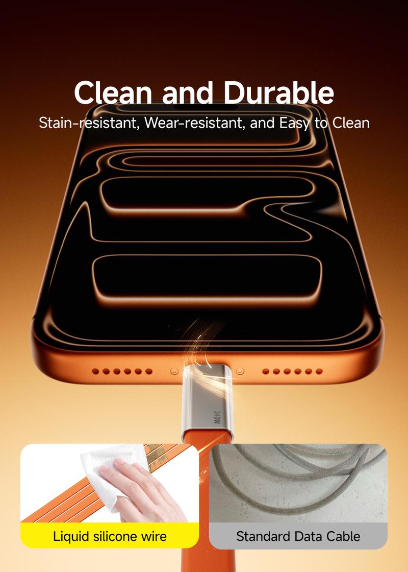 240W Super Fast Charging Silicone Data Cord | Detachable Phone Stand (Landscape/Portrait) | For TV Shows, Short Videos, Mobile Gaming, Sports Matches, Video Calls, Meetings | Fits iPhone Samsung Huawei |  Indoor & Outdoor Use charger portable chargers