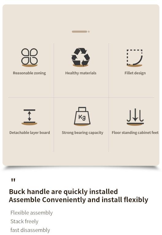 ONAIL Foldable Storage Box with Lid Stackable Household Organiser in Cream White for Kitchen Bedroom Bathroom & Warehouse Large Capacity L XL XXL Sizes