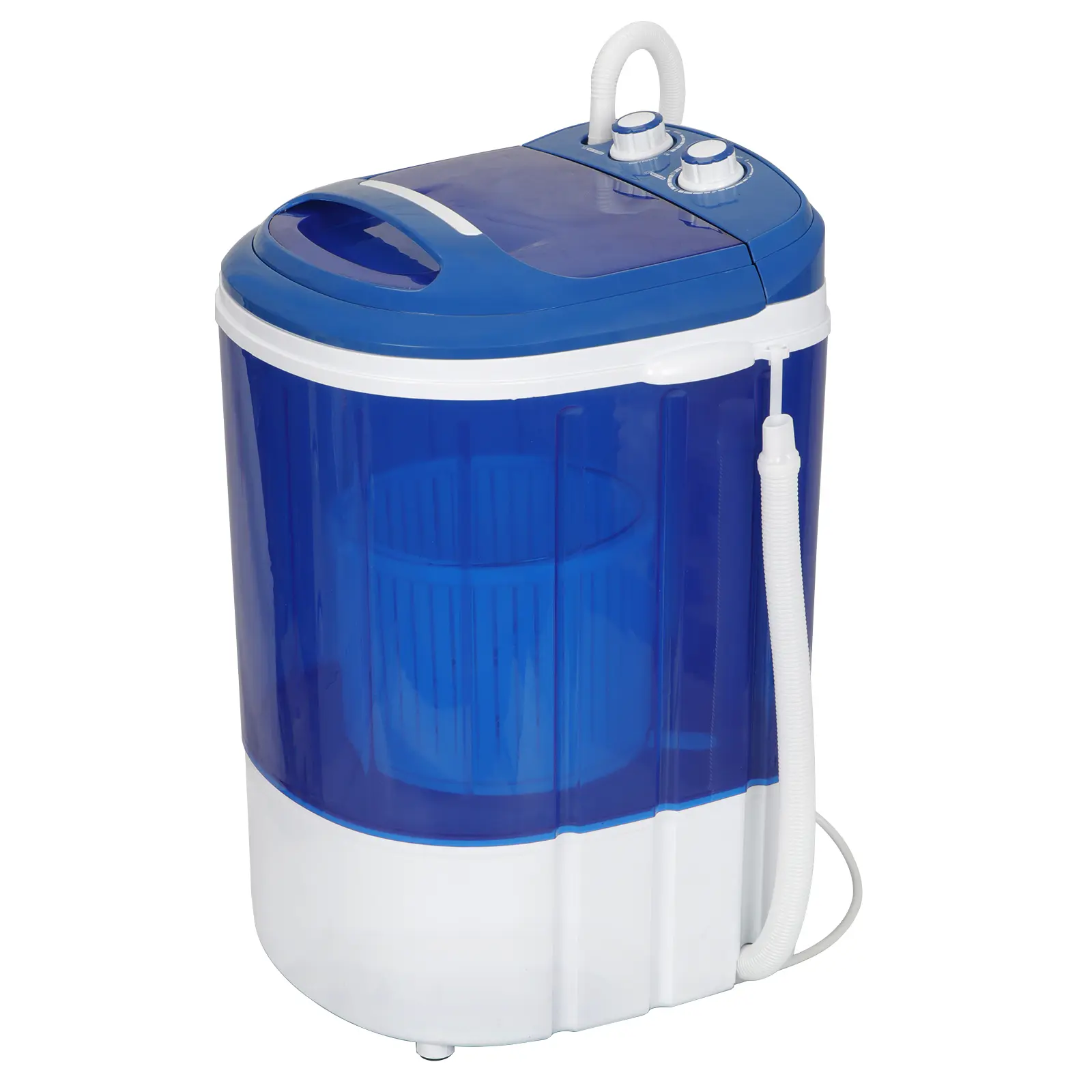 Mini Portable 2-in-1 Plastic Washer and Dryer Spinner, 9lbs Single Bucket Semi-Automatic Washer Wringer, Water-Saving Household Appliance, 14.17 x 14.57 x 22 inches Large Home Appliance, Household Appliances,back to school,back to school haul