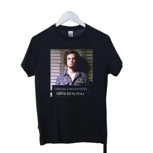 Spencer Reid Mugshot Graphic T-Shirt Unisex Crime TV Show Fan Shirt