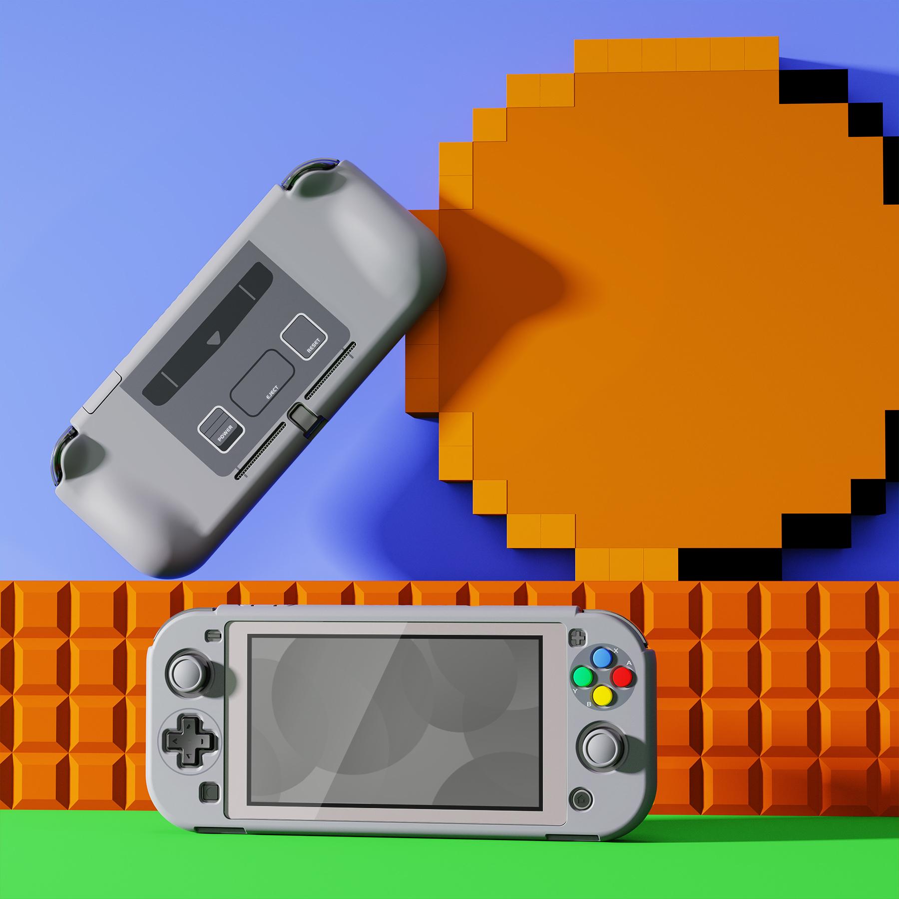 PlayVital ZealProtect Protective Case for Nintendo Switch Lite, Hard Shell Grip Cover for Nintendo Switch Lite with Screen Protector & Thumb Grip Caps & Button Caps - Gaming Accessories PlayVital ZealProtect Protective Case for Nintendo Switch Lite, Hard Shell Grip Cover for Nintendo Switch Lite with Screen Protector & Thumb Grip Caps & Button Caps - Gaming Accessories