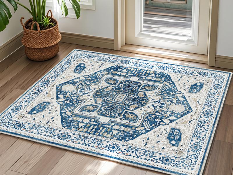 【New Year Haul】Raybee Furniture Bohemian Style Machine Washable Rug, Non-Slip TPE Backing, Soft Low-Pile Rug, Suitable for Living Room, Bedroom, and Kitchen, Easy to Care for and Stain Resistant, Home Decor 【New Year Haul】Raybee Furniture Bohemian Style Machine Washable Rug, Non-Slip TPE Backing, Soft Low-Pile Rug, Suitable for Living Room, Bedroom, and Kitchen, Easy to Care for and Stain Resistant, Home Decor