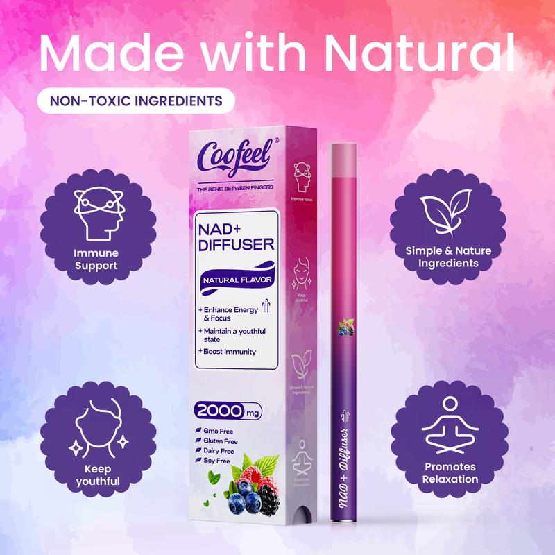 Coofeel NAD+ Berry Flavor Aroma Stick | Light & Fresh Flavor Experience | Everyday Lifestyle Item