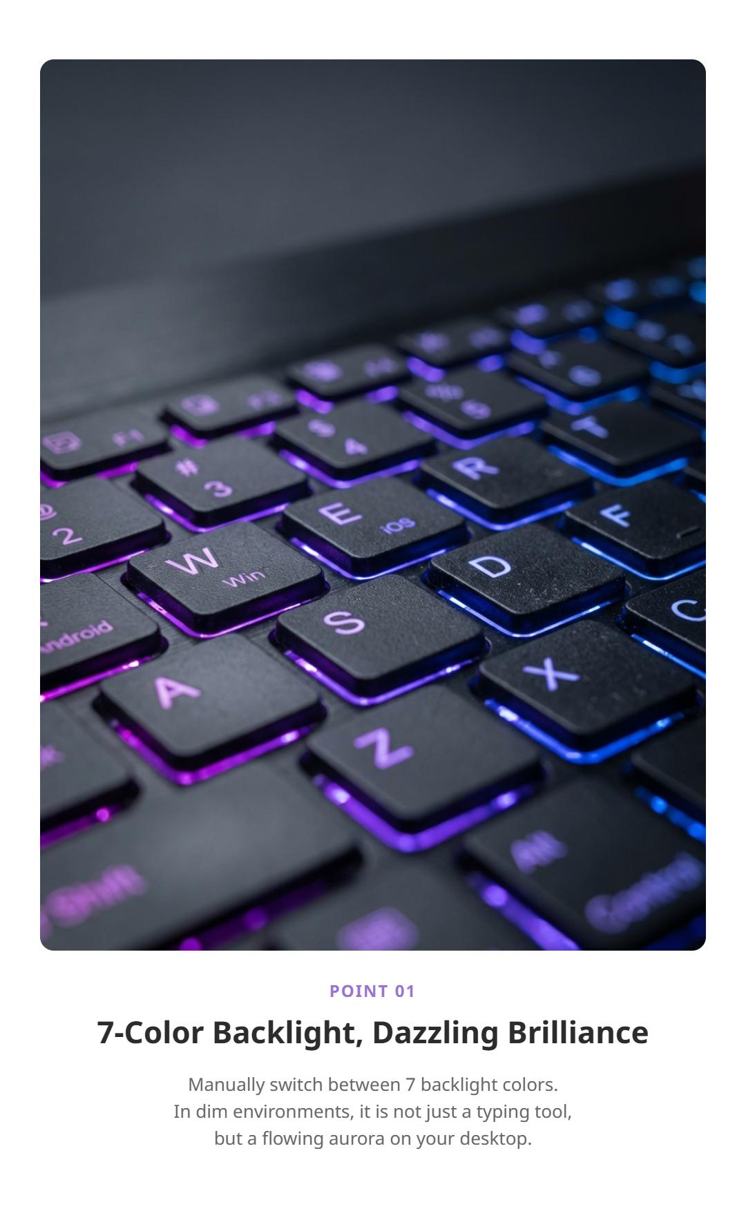 Ultra Light Wireless Bluetooth Keyboard - Slim Mini Universal Multi-Device Compatible Keypad, Rechargeable Quiet Lithium Ion Powered, Smooth Typing, Travel-Friendly for iPad, Windows, Android Devices, Ultra Light Wireless Keyboards