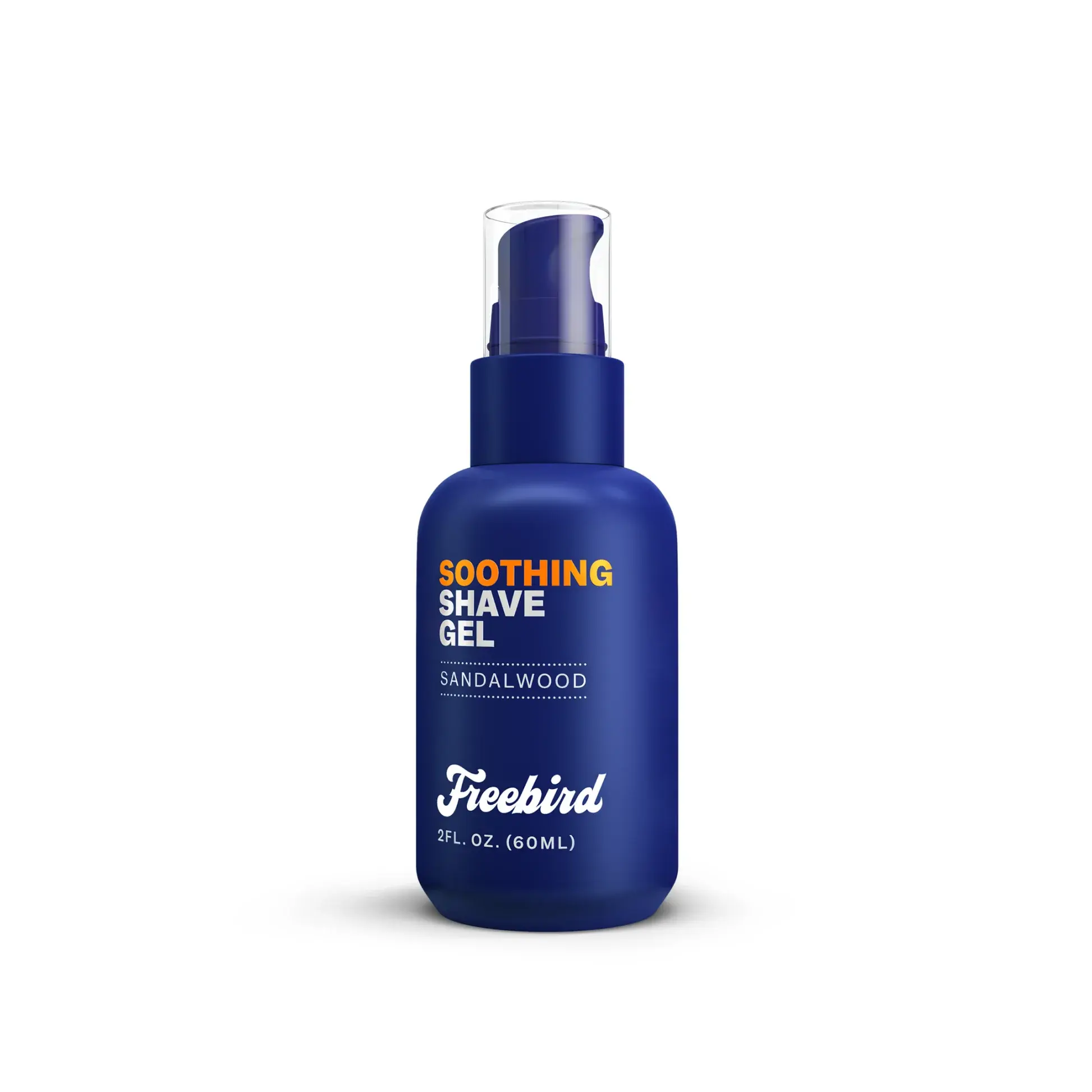 FREEBIRD Soothing Shave Gel - Aloe Vera Infused Hydrating Formula for Ultra Smooth Glide - Non Foaming & Gentle on Sensitive Skin - 2 FL OZ 60ML Body Care