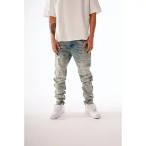 Static Skinny Jeans - Bleach Wash