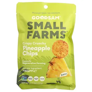 GoodSam Small Farms™, Crispy Crunchy Chips, Pineapple, 0.7 oz (20 g)