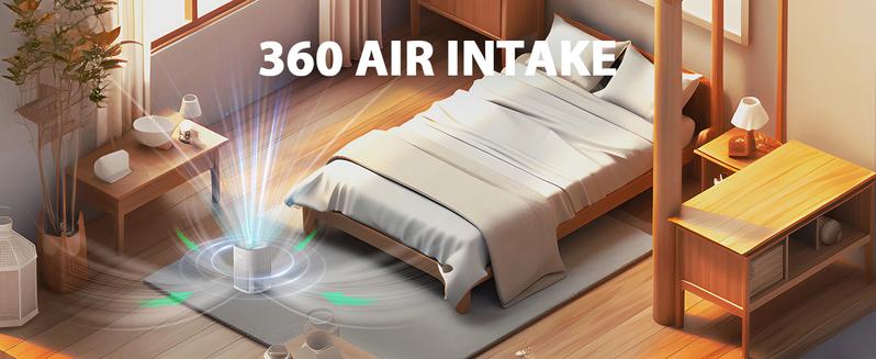 MORENTO 1800 Air Purifiers for Home/Office Essential with aromatherapy, Removes dust, allergens and viruses, Pet-friendly, portable, low noise #fathersdaygift