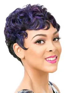 Its A Wig Real Hair Line Short Pixie Part Synthetic Wig Nuna