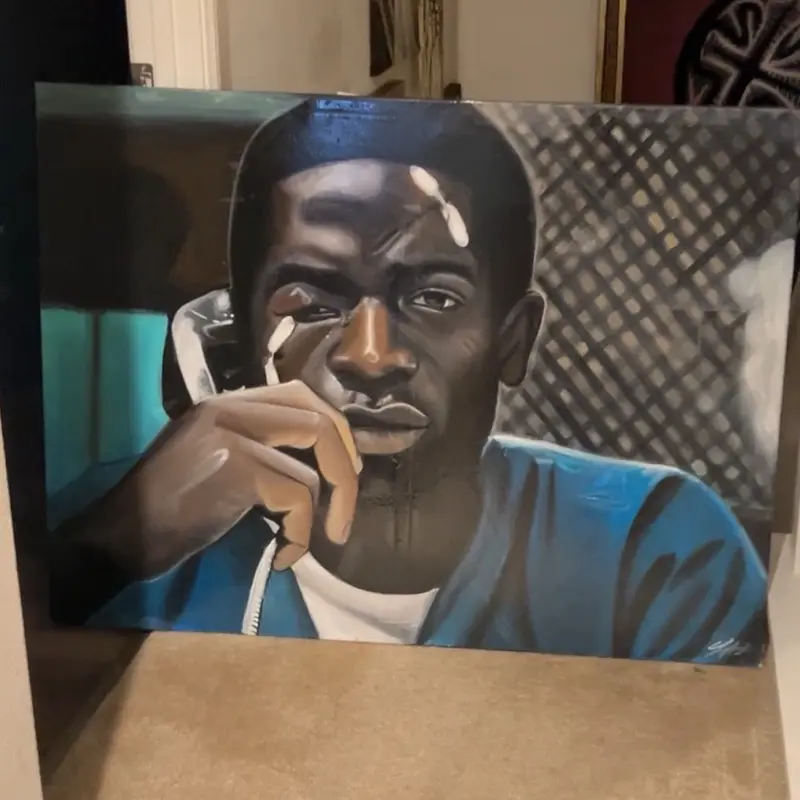 Franklin Saint painting