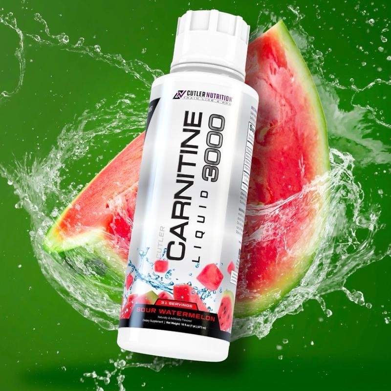 Cutler Nutrition 3 Pack Multi Flavor Carnitine Liquid 3000Energy Sport Beverage Drink Variety Pack