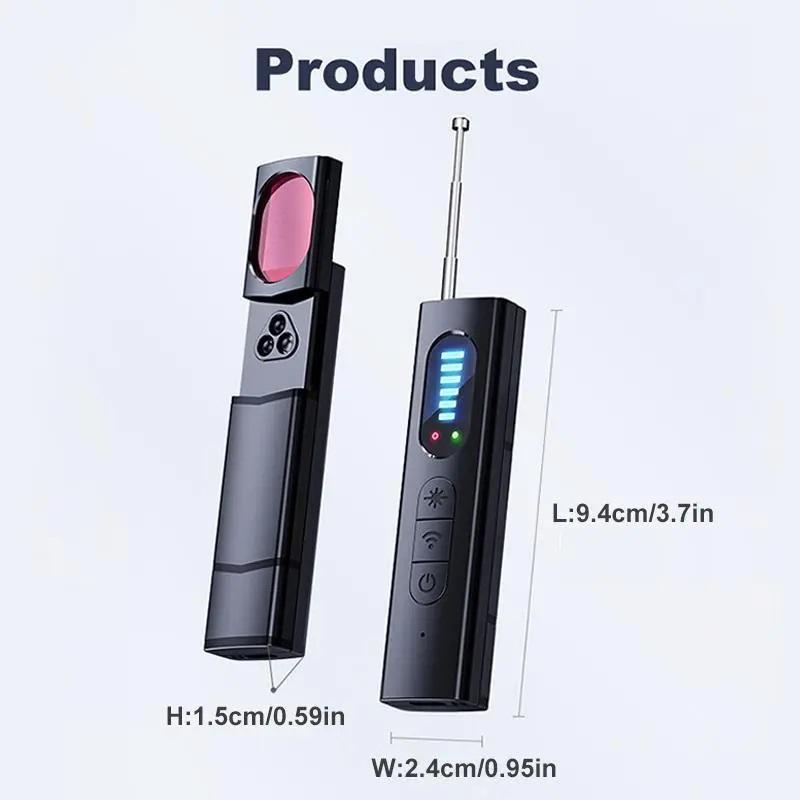Hidden Camera Detectors, Spy Camera Detector, Car GPS Tracker detector,Bug Detector, RF Signal Detector,Listening Device Detector,6 Levels Sensitivity,4 Detection Modes, 30H Working Time for Travel,Car, Bathroom,Office,Hotel, Airbnb,Rental Hidden Camera Detectors, Spy Camera Detector, Car GPS Tracker detector,Bug Detector, RF Signal Detector,Listening Device Detector,6 Levels Sensitivity,4 Detection Modes, 30H Working Time for Travel,Car, Bathroom,Office,Hotel, Airbnb,Rental