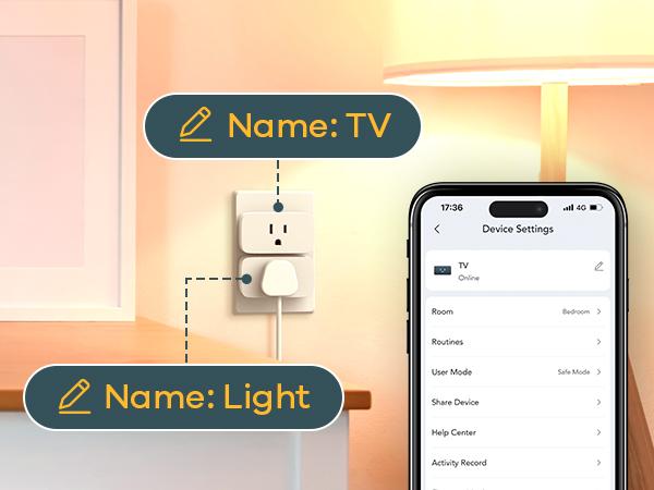 Linkind Matter Smart Plug, Work with Apple Home, Siri, Alexa, Google, SmartThings, Smart Outlet 15A/1800W Max, Smart Home Automation, APP Remote Control,Timer&Schedule, 2.4G Wi-Fi Only, 2 Pack