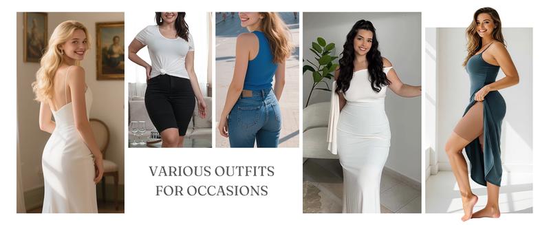 FeelinGirl Tummy Control Shapewear Shorts Shaper for Women High-Waisted Thigh Springtok Fit Everyday