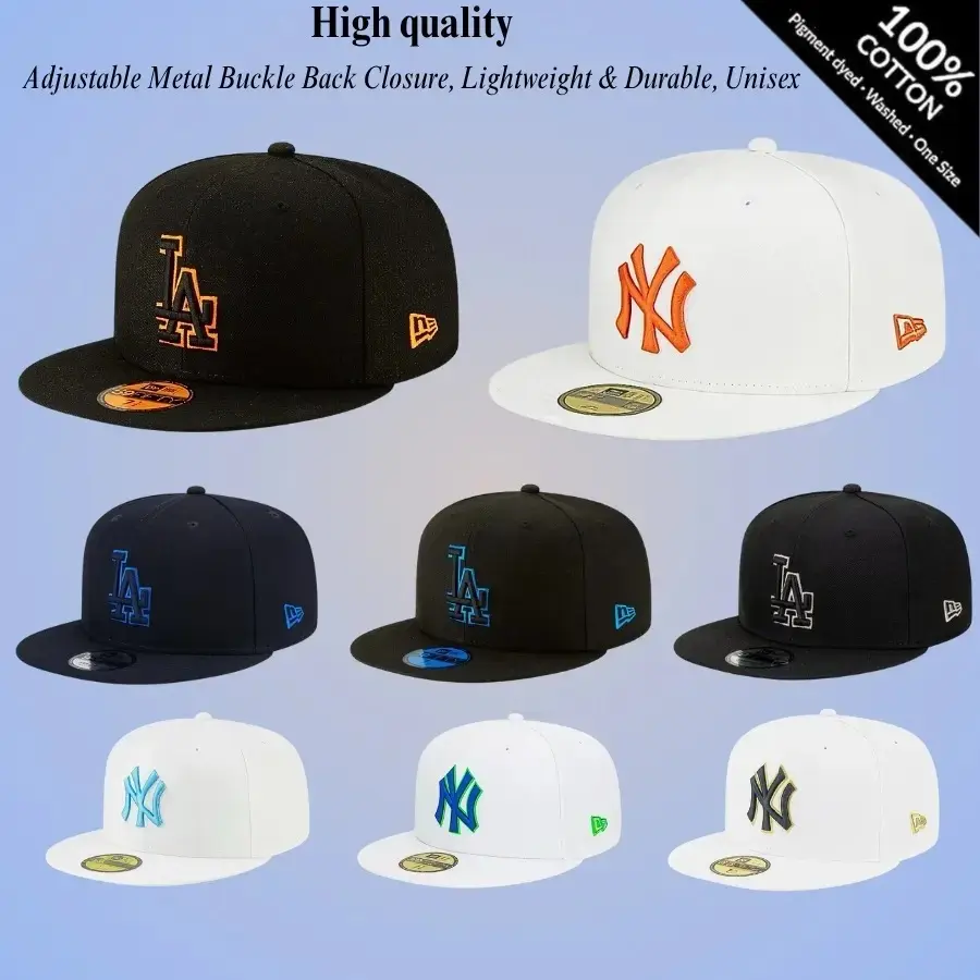 New Era MLB Los Angeles Dodgers Street Fashion Cap – 59FIFTY Fitted Snapback Baseball Hat, 9FORTY Adjustable Fit, Unisex Urban Streetwear Look, Trending TikTok USA 2026