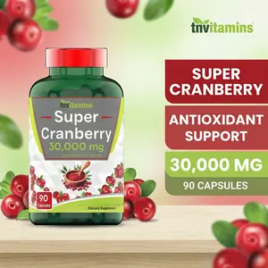 Cranberry Pills for Women & Men (30,000 MG - 90 Capsules) | Supports Urinary Tract Health* | Cranberry Concentrate Supplement | Bladder & Kidney Support* | Supports Women's Health* | Antioxidants