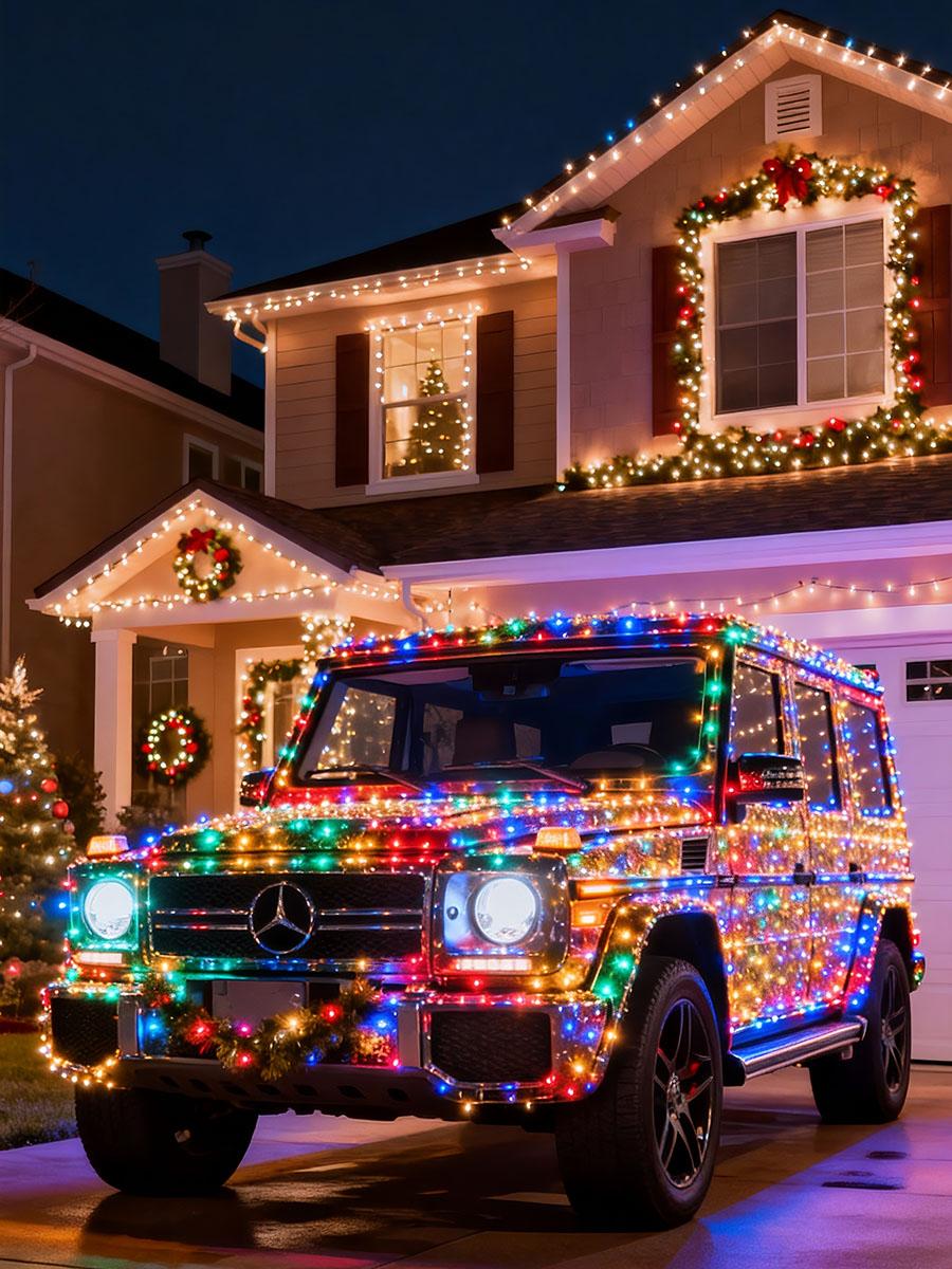 132FT/66FT LED Car Light String Multi-Color USB Plug Cool Light Source, Waterproof, Low Heat Ideal for Vehicle Decorations, Automotive Ambient Lighting, Christmas Car Lights 132FT/66FT LED Car Light String Multi-Color USB Plug Cool Light Source, Waterproof, Low Heat Ideal for Vehicle Decorations, Automotive Ambient Lighting, Christmas Car Lights