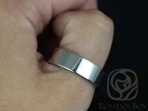 Dougie 7mm Cobalt Straight Pipe High Finish Wedding Ring