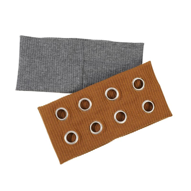 AWAYTR Harajuku Y2K Punk Girl Punk Grunge Hollowed Out Eyelets Wide Headband Elastic Headbands Fashion Steampunk Gothic Sports Headbands Hair Accessories