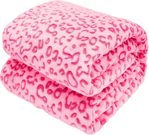 Warm Blanket Pink Soft Fleece Blankets Fuzzy Small Throw Blankets for Kids Girls Toddlers Valentines