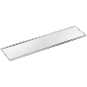 Plymor 1" x 4" Rectangle, 3mm Thick Non-Beveled Glass Mirror