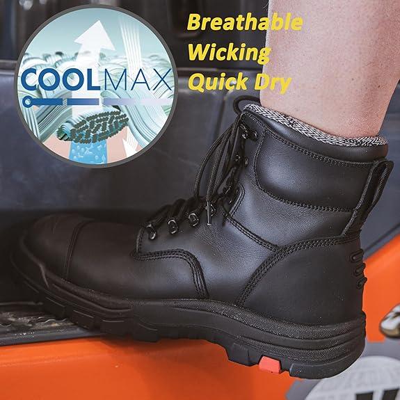 ROCKROOSTER Roslyn CP232Z-245Z Men's Composite Toe Safety Work Boots with Side Zipper Non-slip Rubber Outsole ASTM F2413-18 EH Rated Closed Toe Walking Shoes Cover Boy ROCKROOSTER Roslyn CP232Z-245Z Men's Composite Toe Safety Work Boots with Side Zipper Non-slip Rubber Outsole ASTM F2413-18 EH Rated Closed Toe Walking Shoes Cover Boy