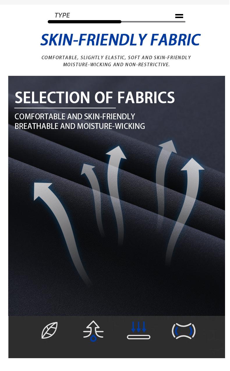 Men's street-style athletic set featuring a windproof, lightweight construction. Crafted from smooth, skin-friendly fabric that resists pilling, it maintains its shape and texture withstanding daily wear. Ideal for sports and leisure activities.