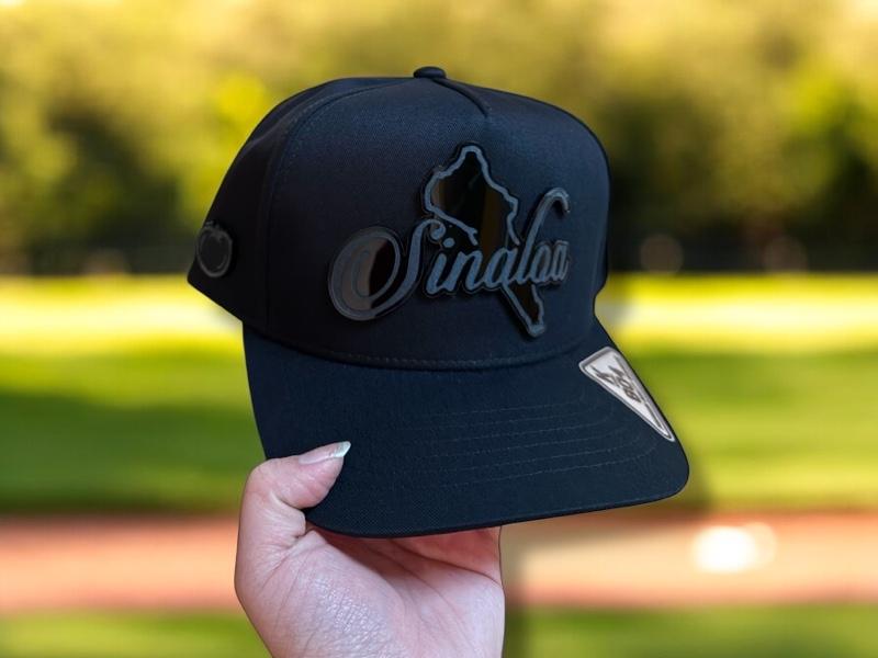 Mexico States  Hats Snapback Black Plate Cap with Mexico States Logo, High Quality Design.