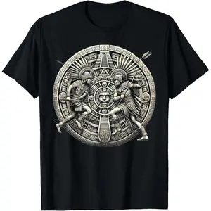 Aztec Warrior Mayan Indigenous Mexican Aztec Jaguar T-Shirt Made In Usa graphic tees men gifts shirts menhashtag3XL 4XL 5XL" Large size