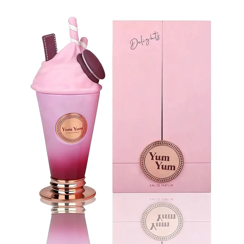 Ice Cream Rainbow | 100 ML (3.4 Oz) | Perfume For Women| Eau De Parfum | Citrus,Floral,Woody,Wild Berries,White Flower Powdery Notes | Bliss  Cheerful Enchanting Aroma |  Long lasting Perfume | Daily Fragrance in Pink Bottle