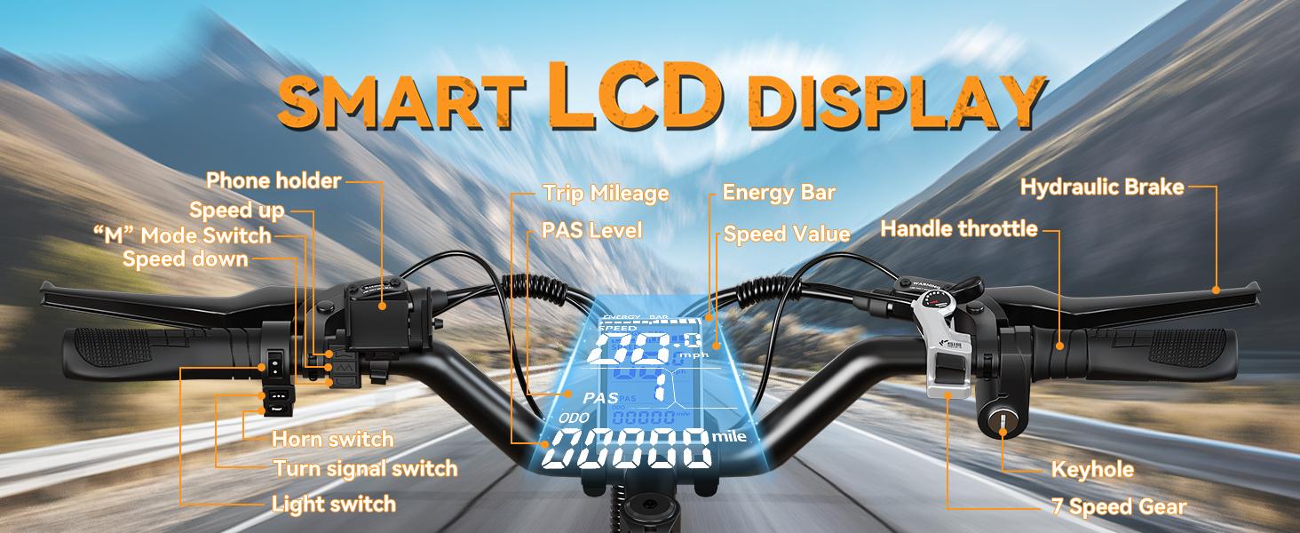 YOULON Electric Bike for Adults 1500W Peak 20" Fat Tire All-Terrain E-Bike 30 MPH Electric Dirt Bike for Road Sand Mountain Snow - 48V 20 AH Battery Powered Electric Motorcycle, Full Suspension E Bike YOULON Electric Bike for Adults 1500W Peak 20" Fat Tire All-Terrain E-Bike 30 MPH Electric Dirt Bike for Road Sand Mountain Snow - 48V 20 AH Battery Powered Electric Motorcycle, Full Suspension E Bike