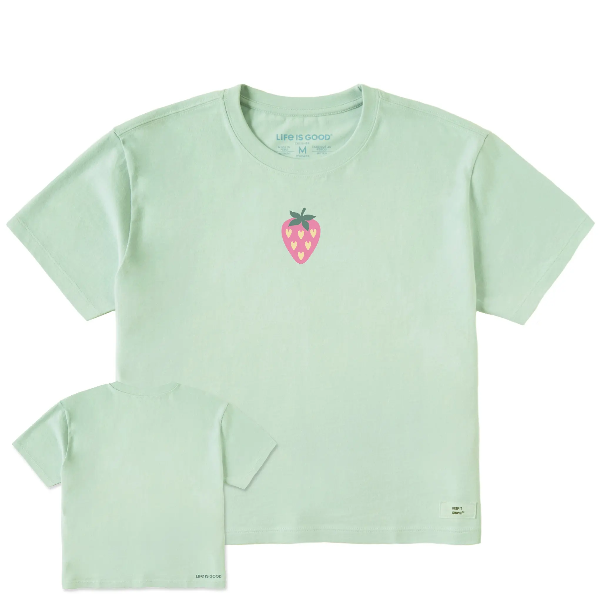 Women's Bert's Strawberry Short Sleeve Crusher Boxy Tee