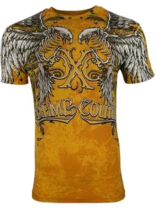 Xtreme Couture By Affliction Men's T-shirt Tutanka Crewneck Cotton