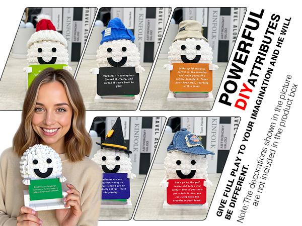 CH NTWH Golf Energy Ball Toy Building Set Compatible with Lego Golf Desk Decor Gag Golf Gift Seize The Day