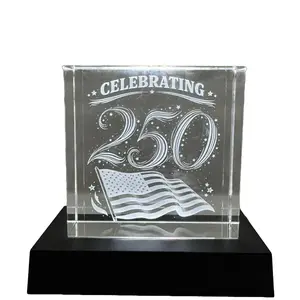 Engraved Crystal - 250th